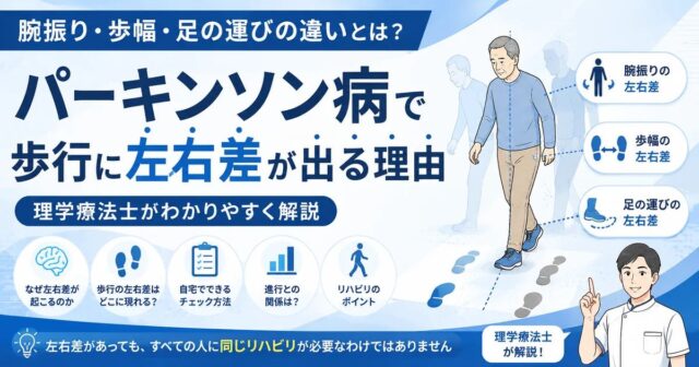 パーキンソン病で歩行の左右差が出る理由