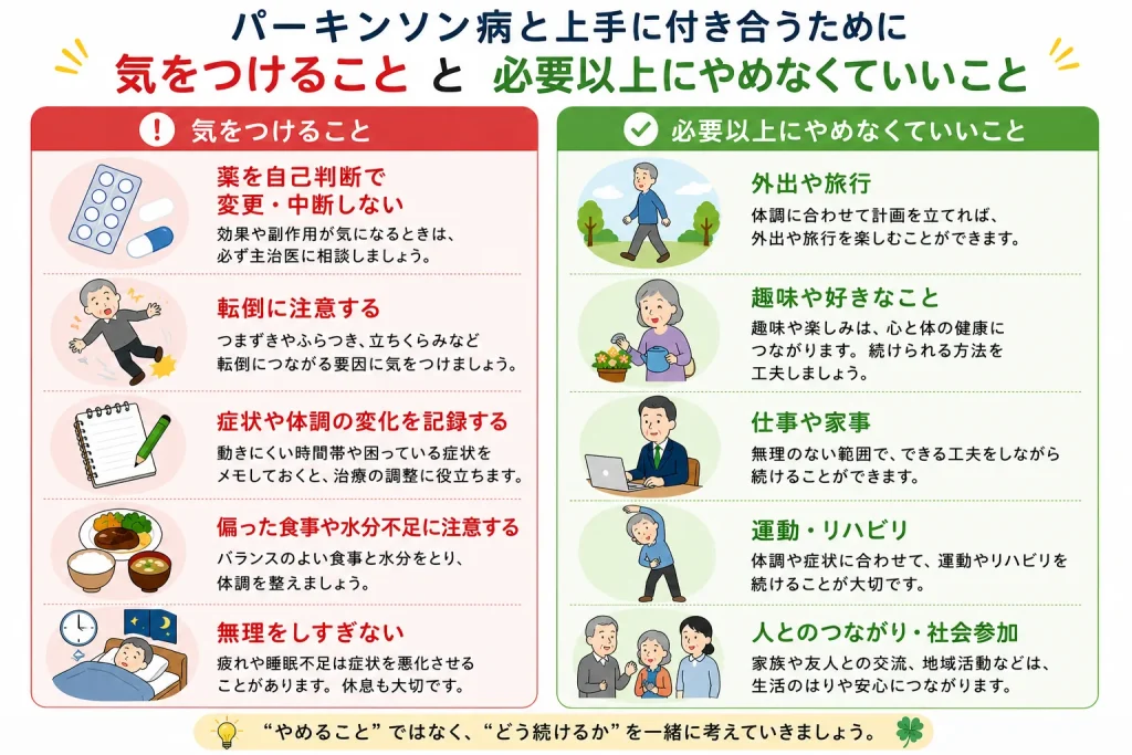 パーキンソン病とうまくつきあっていく