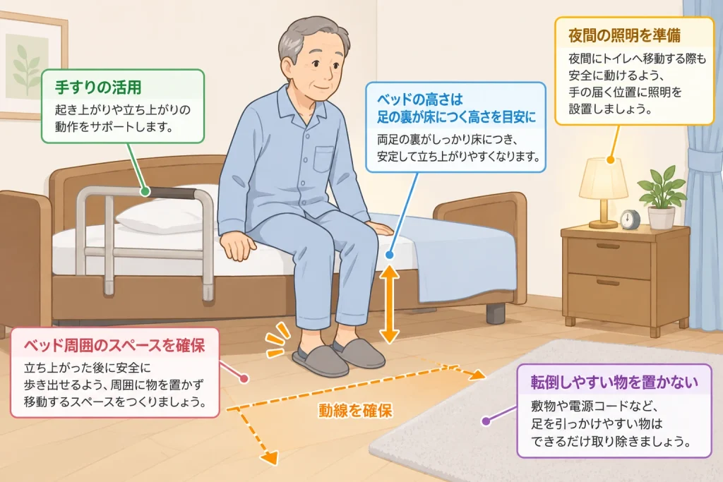 パーキンソン病_ベッド選びポイント