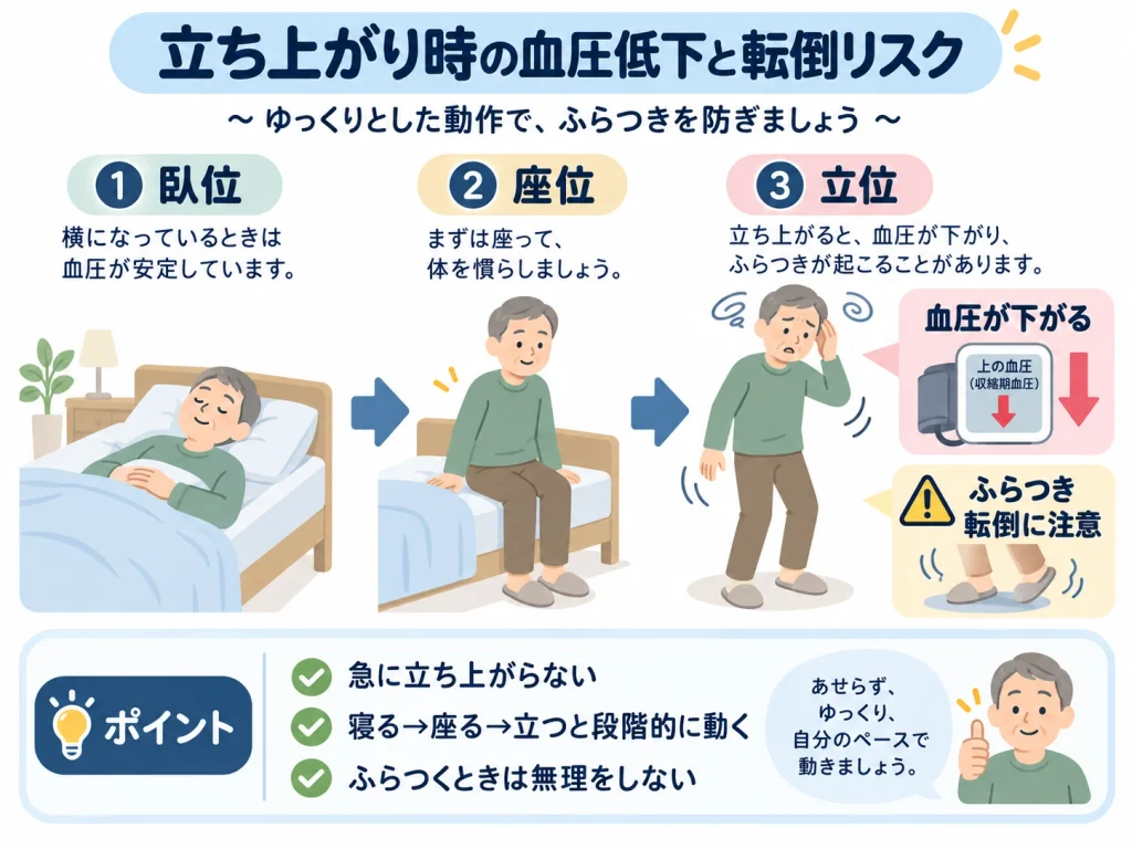 立ち上がり時の転倒予防ガイド